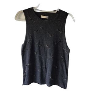 Abercrombie & Fitch Gray Muscle Tank Top Size XS